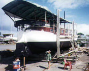 Tao on slipway